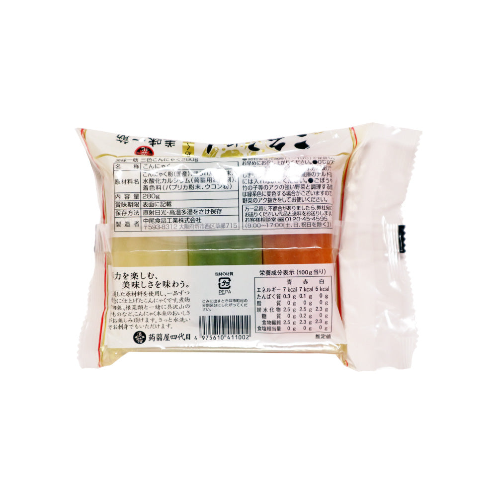 【冬季限定】美味一筋 三色こんにゃく280g