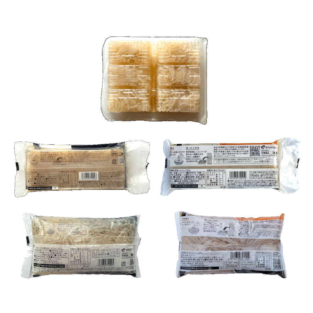 【送料込】有機こんにゃくお試しセット（同梱不可）